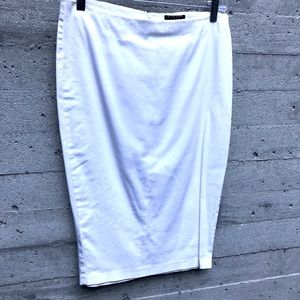 White Sisley pencil skirt